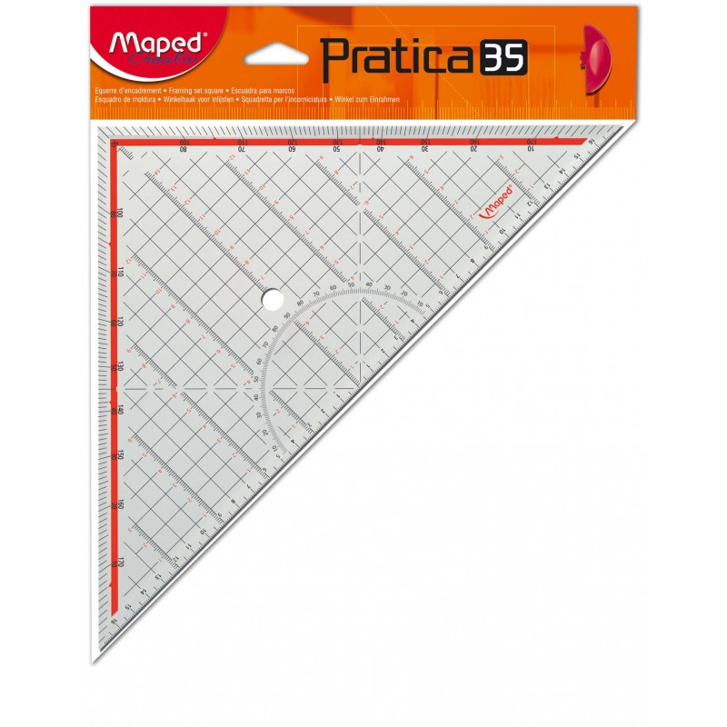 MAPED Geometric - Équerre 21 cm - 45°