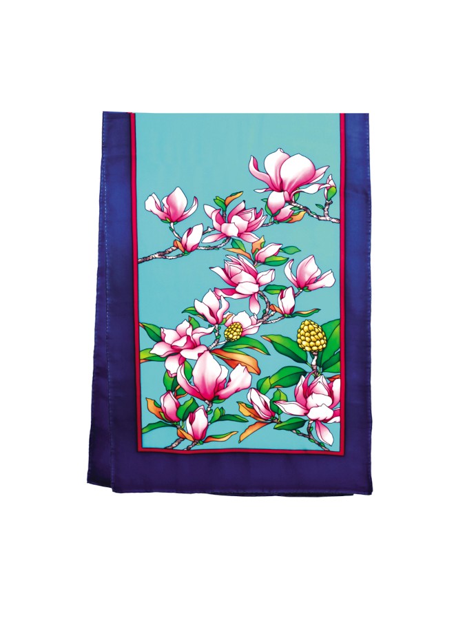 Préserti Willocq 150x45cm pongé 9: PWG139 Magnolias