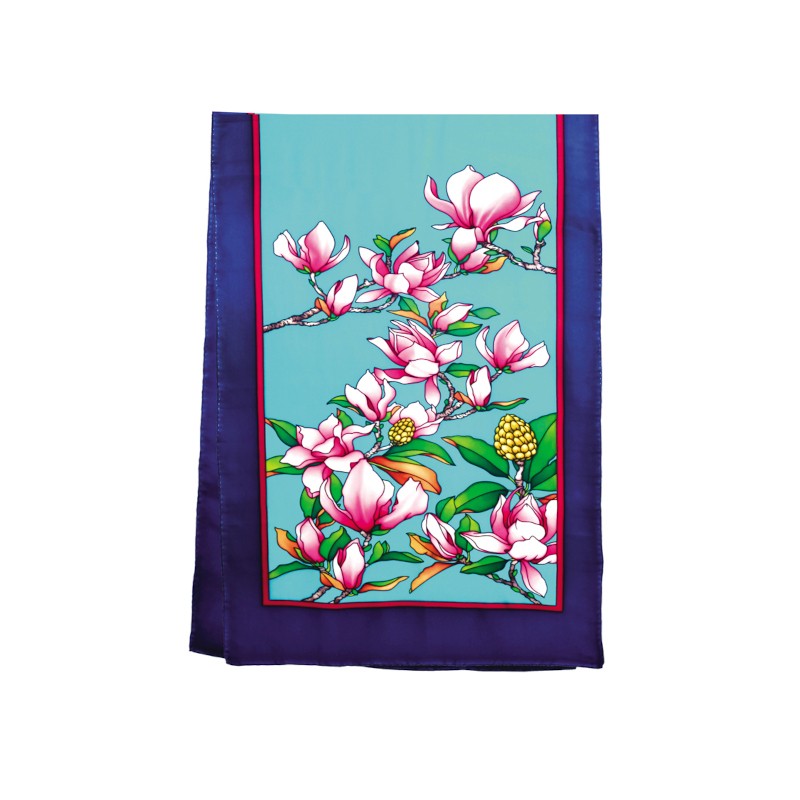 Préserti Willocq 150x45cm pongé 9: PWG139 Magnolias