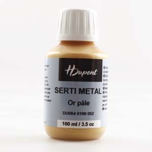 Produits Dupont pour étuvables: Gutta incolore, et couleur en pot, antifusant, diluant...